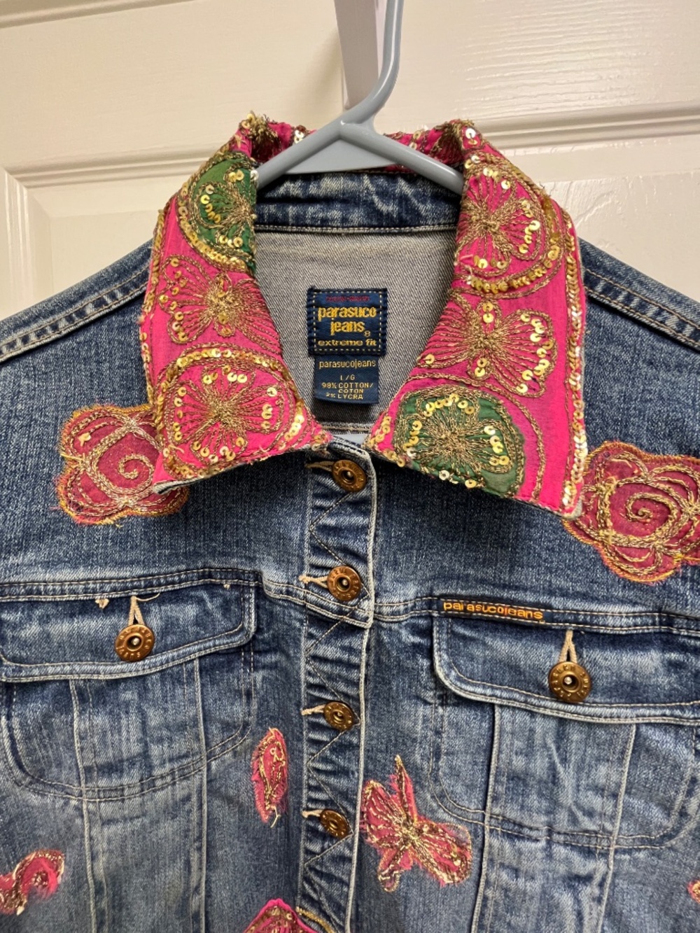 Women's Parasuco Jeans Jacket L - Picture 8 of 13